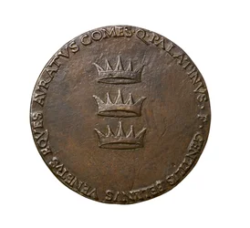 Renaissance-Medaille aus Florenz, ca. 1480 (Kupferlegierung)